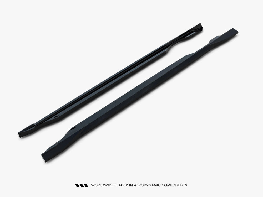 Maxton Design Side Skirt Diffusers Audi Q6 e-tron Standard / S-Line / SQ6 e-tron SUV / Sportback Mk1