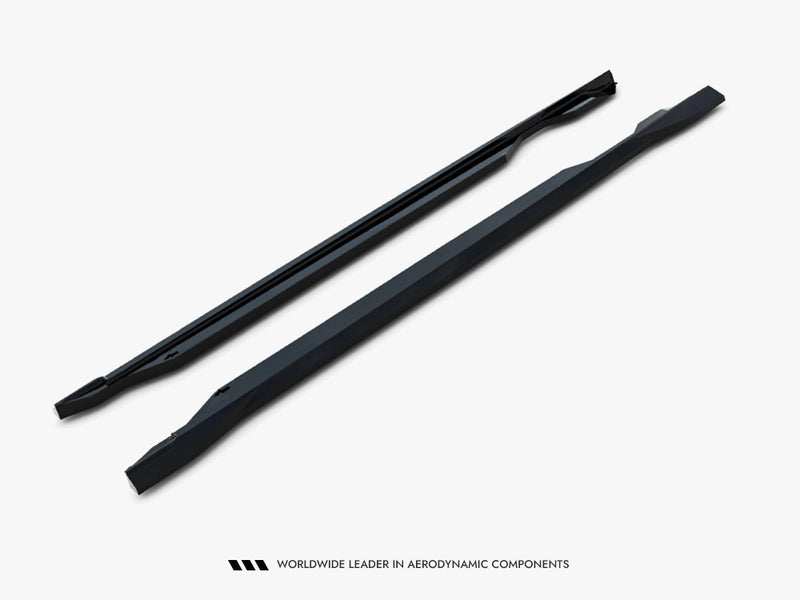 Maxton Design Side Skirt Diffusers Audi Q6 e-tron Standard / S-Line / SQ6 e-tron SUV / Sportback Mk1
