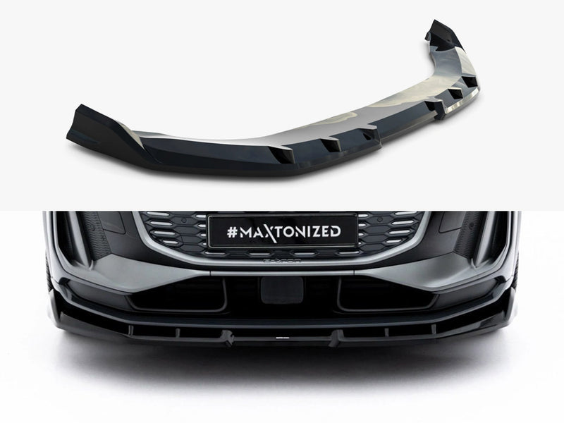 Maxton Design Front Splitter Audi Q6 e-tron Standard / S-Line / SQ6 e-tron SUV / Sportback Mk1