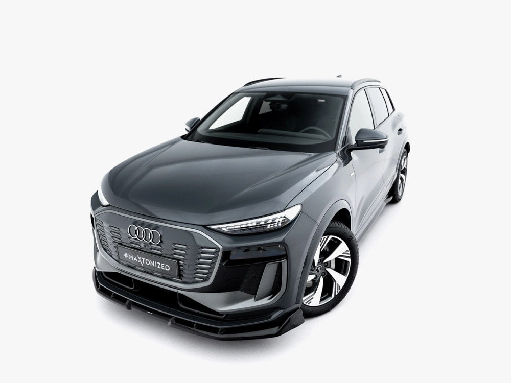 Maxton Design Front Splitter Audi Q6 e-tron Standard / S-Line / SQ6 e-tron SUV / Sportback Mk1