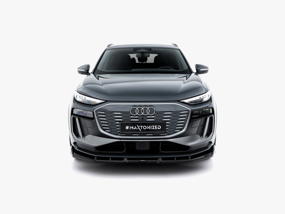 Maxton Design Front Splitter Audi Q6 e-tron Standard / S-Line / SQ6 e-tron SUV / Sportback Mk1