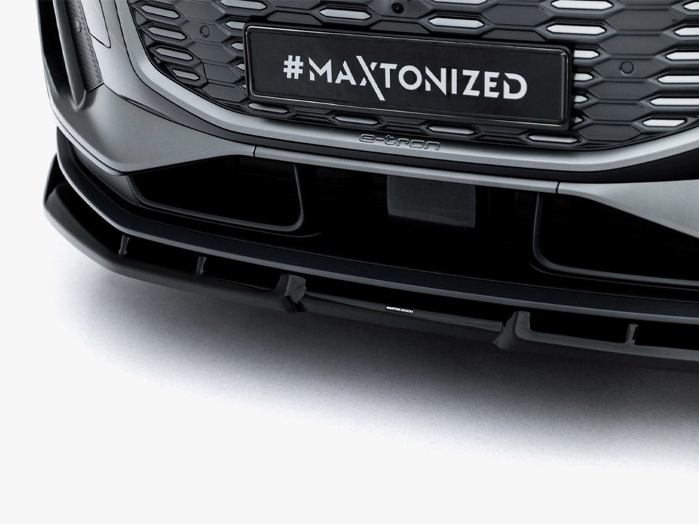 Maxton Design Front Splitter Audi Q6 e-tron Standard / S-Line / SQ6 e-tron SUV / Sportback Mk1