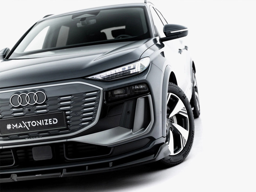 Maxton Design Front Splitter Audi Q6 e-tron Standard / S-Line / SQ6 e-tron SUV / Sportback Mk1