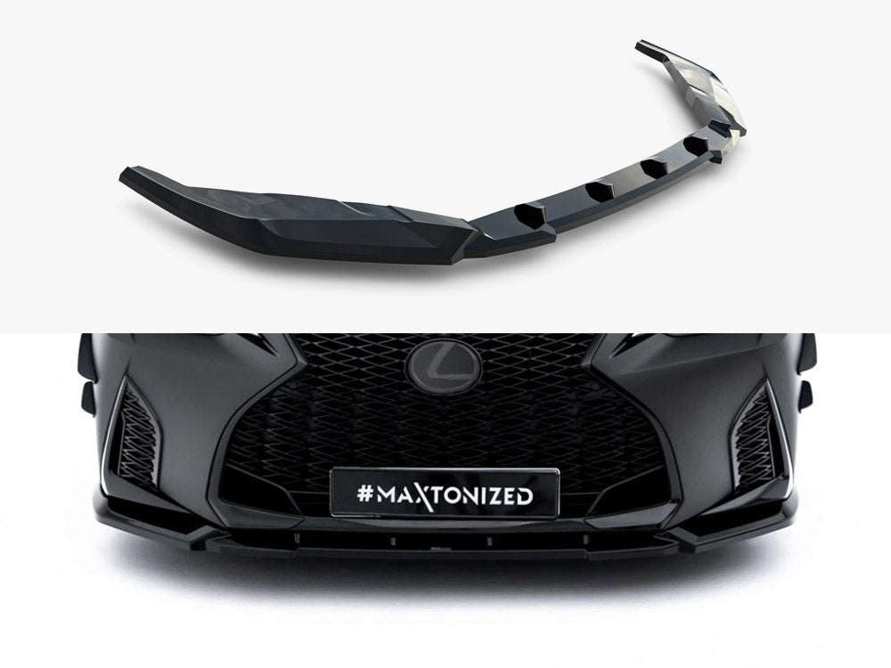Maxton Design Front Splitter V.1 Lexus IS 500 Mk3 Facelift 2 (XE30)