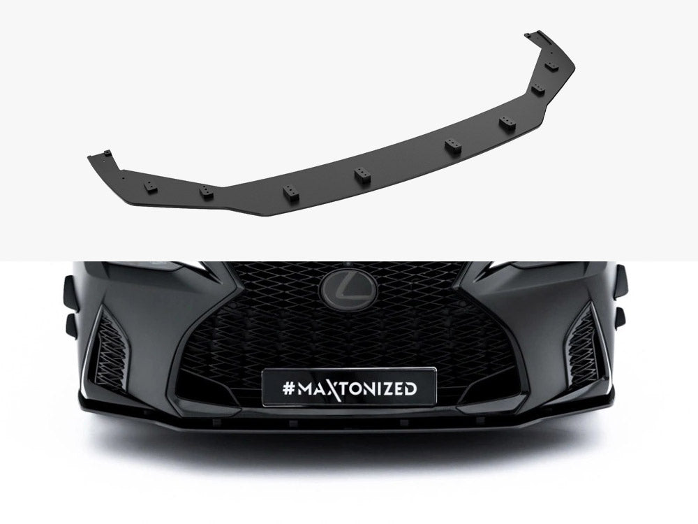 Maxton Design Street PRO Front Splitter Lexus IS 500 Mk3 Facelift 2 (XE30)