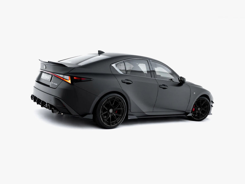 Maxton Design Street PRO Side Skirt Diffusers + Flaps Lexus IS 500 Mk3 Facelift 2 (XE30)