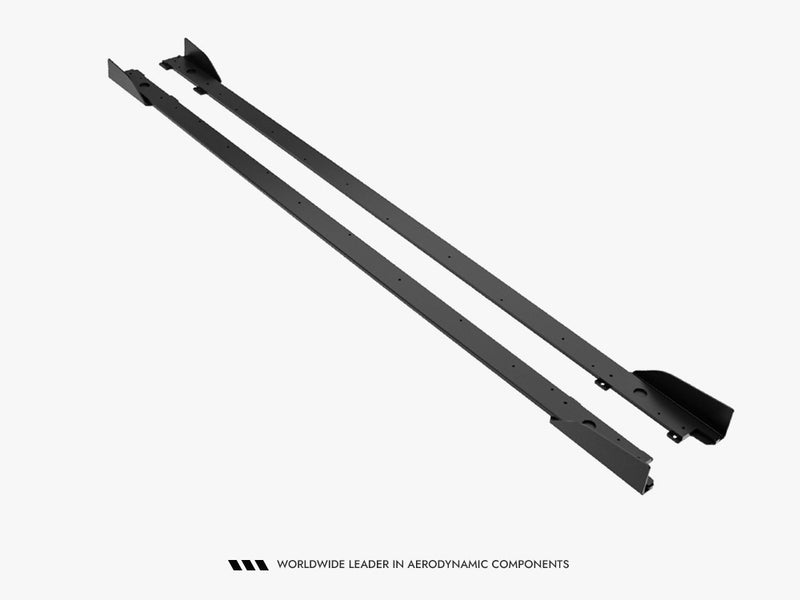Maxton Design Street PRO Side Skirt Diffusers + Flaps Lexus IS 500 Mk3 Facelift 2 (XE30)