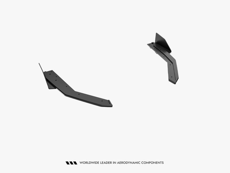 Maxton Design Street PRO Rear Side Splitters + Flaps Lexus IS 500 Mk3 Facelift 2 (XE30)