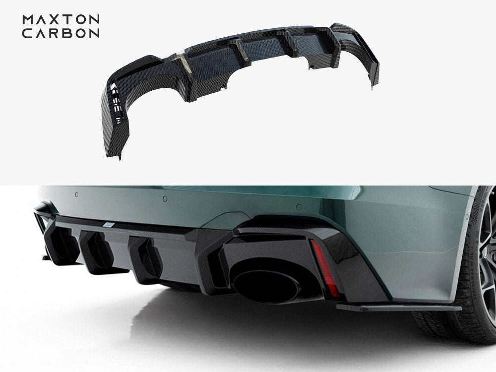 Maxton Design Prepreg Carbon Fiber Rear Diffuser Audi RS7 C8 (version with towbar)