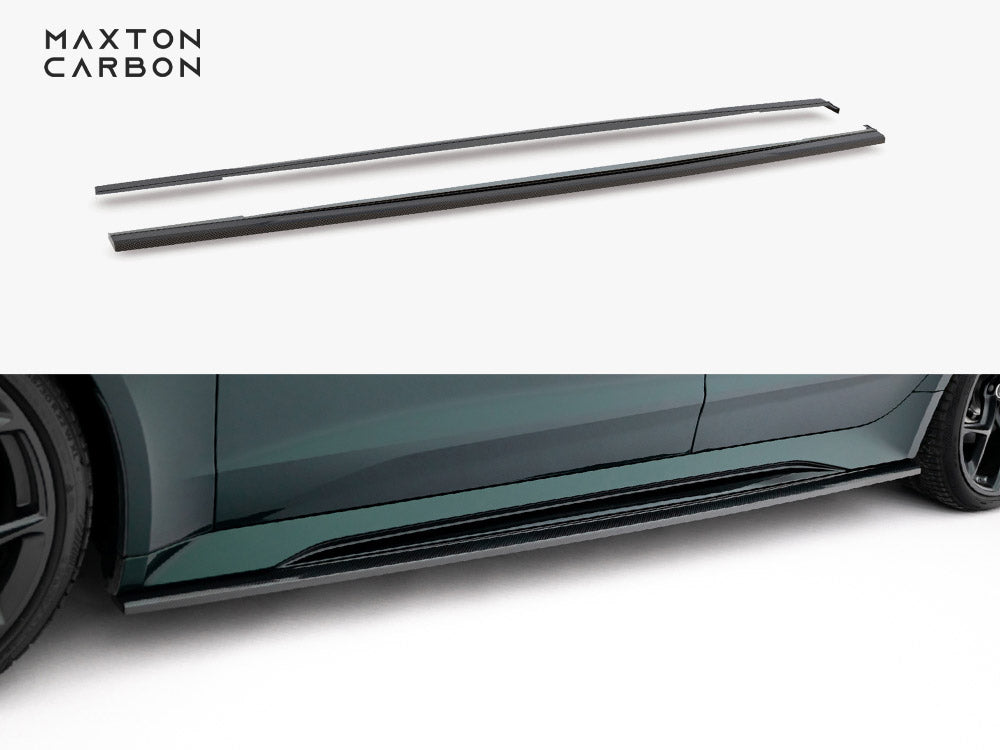 Maxton Design Carbon Fiber Side Skirts Audi RS7 C8