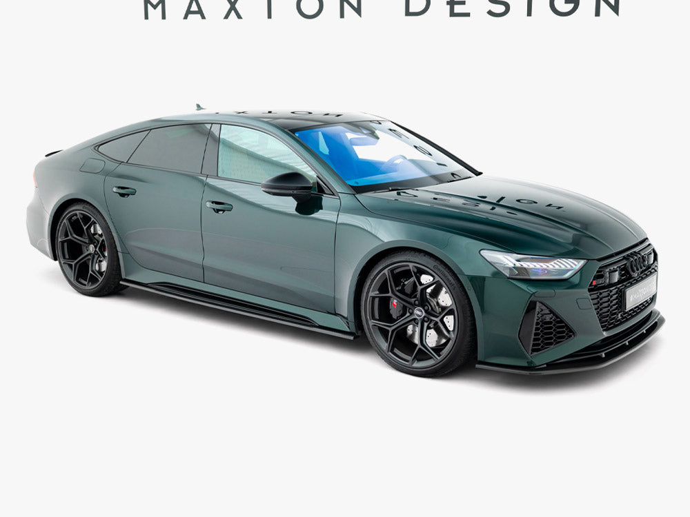Maxton Design Carbon Fiber Side Skirts Audi RS7 C8