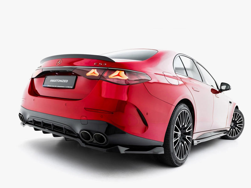 Maxton Design Rear Splitter (Vertical Bars) Mercedes-AMG E53 Sedan / Estate W214