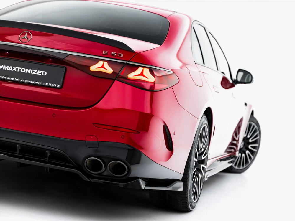 Maxton Design Rear Splitter (Vertical Bars) Mercedes-AMG E53 Sedan / Estate W214