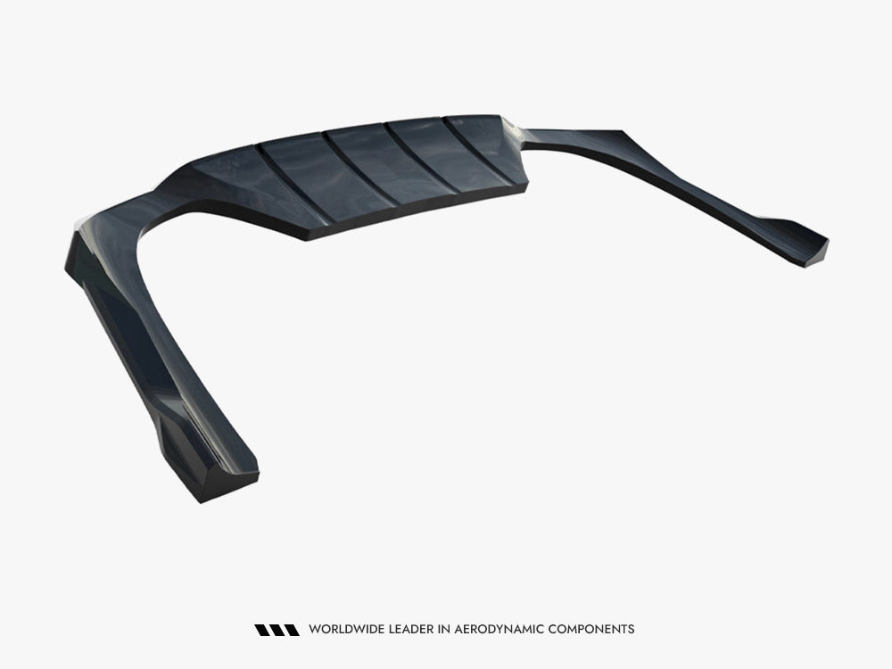 Maxton Design Rear Splitter (Vertical Bars) Mercedes-AMG E53 Sedan / Estate W214