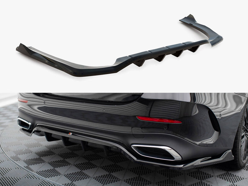 Maxton Design Rear Splitter (Vertical Bars) Mercedes-Benz E AMG-Line W214