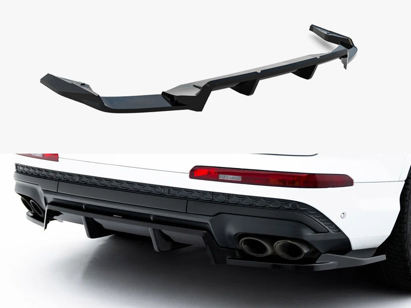 Maxton Design Rear Splitter (Vertical Bars) Audi SQ7 Mk2 Facelift 2