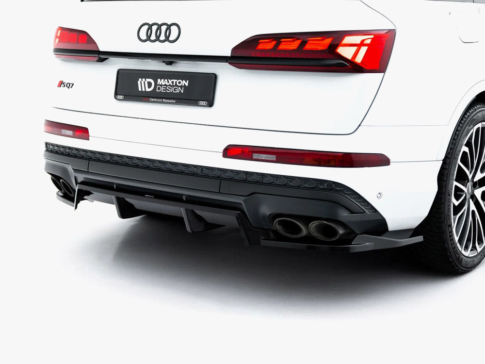 Maxton Design Rear Splitter (Vertical Bars) Audi SQ7 Mk2 Facelift 2