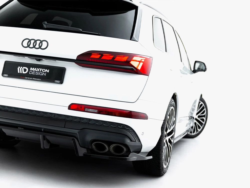 Maxton Design Rear Splitter (Vertical Bars) Audi SQ7 Mk2 Facelift 2