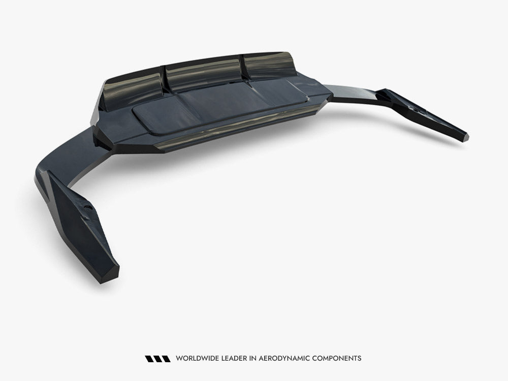 Maxton Design Rear Splitter (Vertical Bars) Audi SQ7 Mk2 Facelift 2