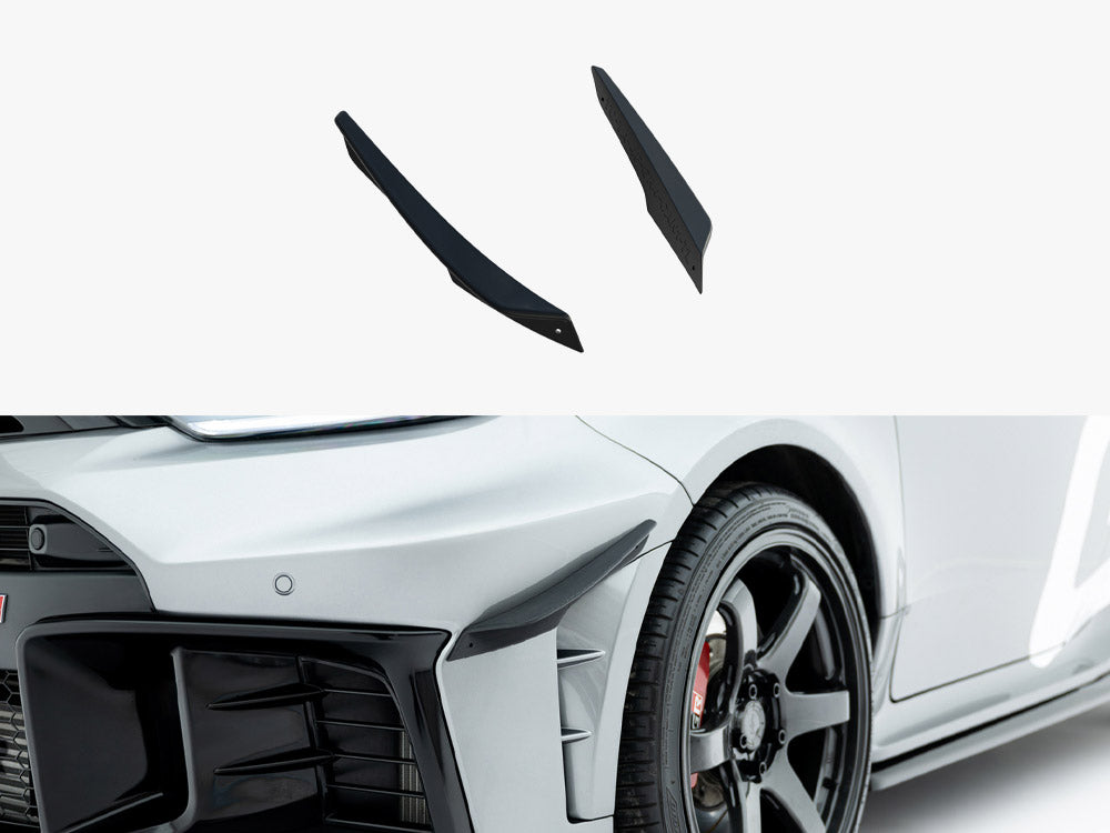 Maxton Design Front Bumper Wings (Canards) Toyota GR Yaris Mk4 Facelift