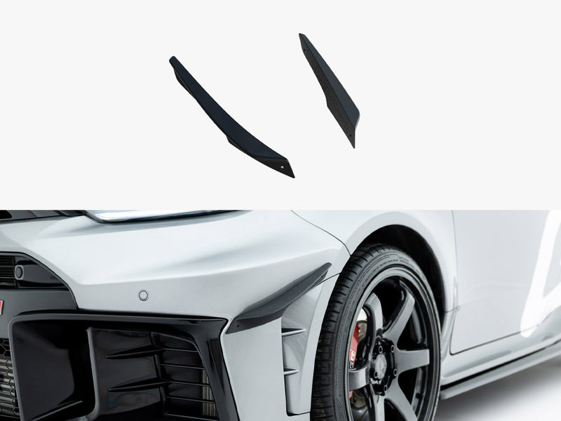 Maxton Design Front Bumper Wings (Canards) Toyota GR Yaris Mk4 Facelift