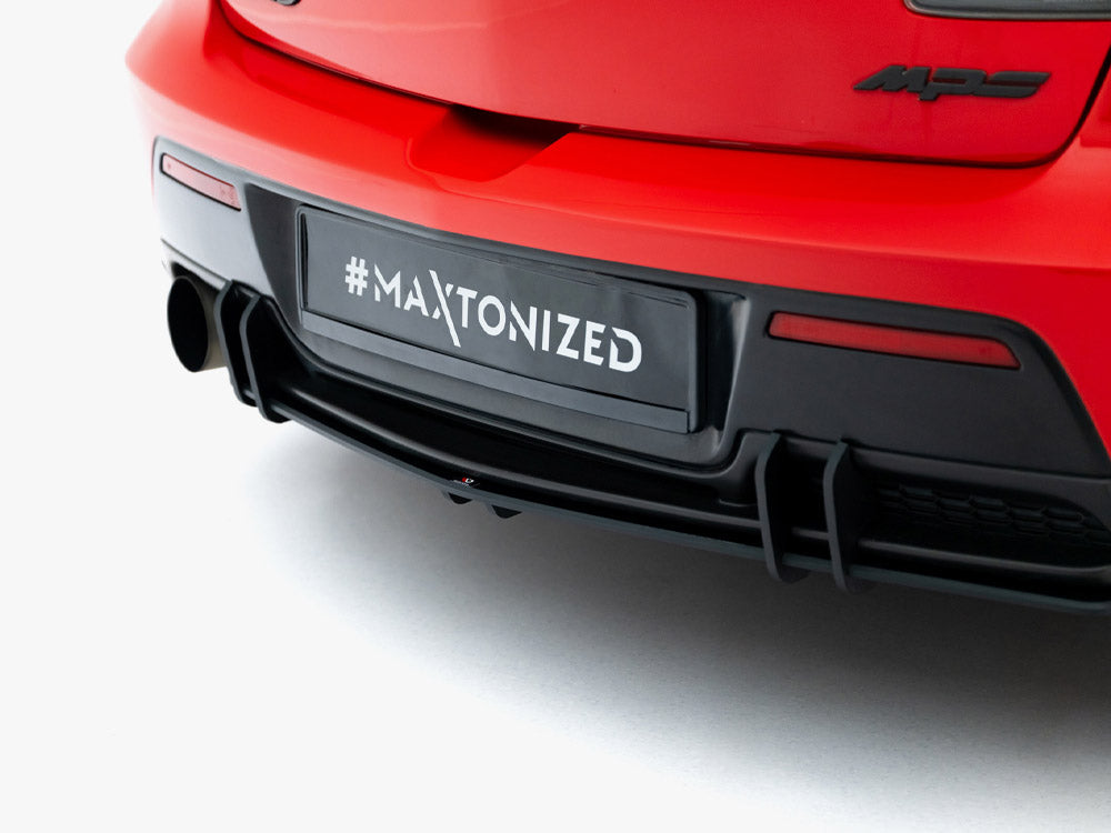 Maxton Design Street PRO Rear Diffuser Mazda 3 MPS Mk1 EU Version