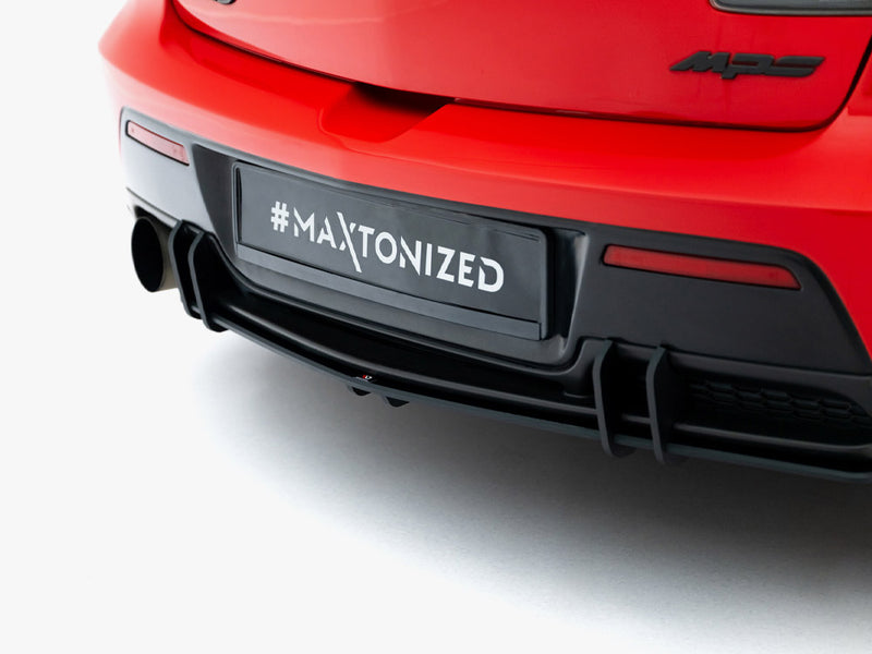 Maxton Design Street PRO Rear Diffuser Mazda 3 MPS Mk1 EU Version