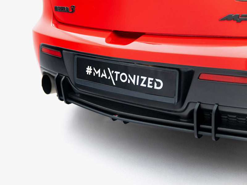 Maxton Design Street PRO Rear Diffuser Mazda 3 MPS Mk1 EU Version