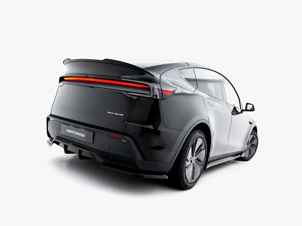 Maxton Design Rear Splitter (Vertical Bars) Tesla Model Y Mk1 Facelift