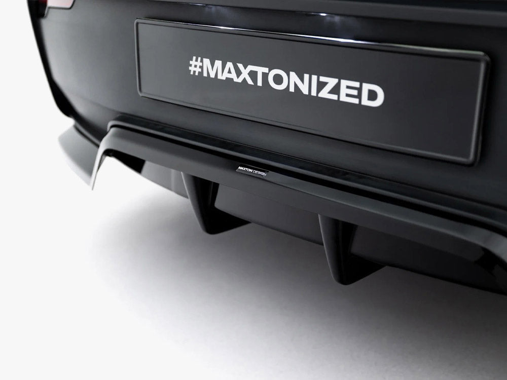 Maxton Design Rear Splitter (Vertical Bars) Tesla Model Y Mk1 Facelift