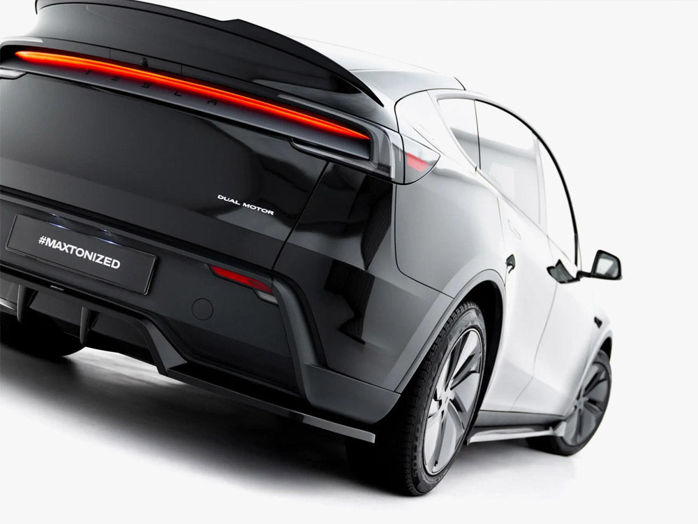 Maxton Design Rear Splitter (Vertical Bars) Tesla Model Y Mk1 Facelift