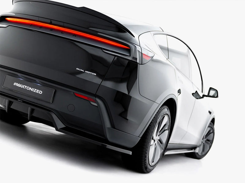 Maxton Design Rear Splitter (Vertical Bars) Tesla Model Y Mk1 Facelift