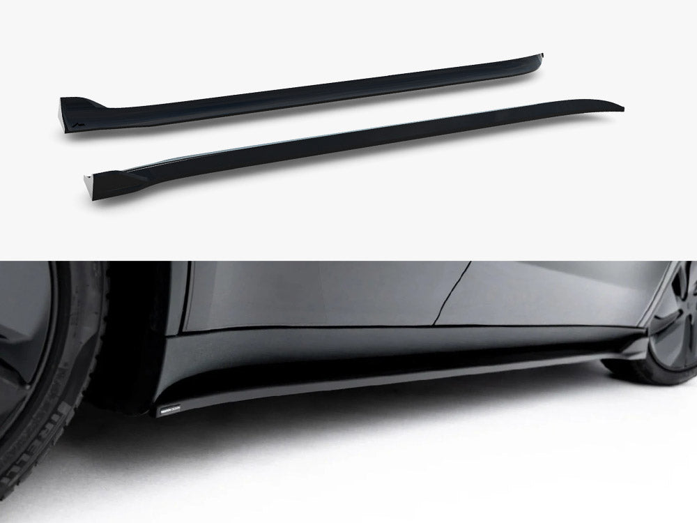 Maxton Design Side Skirt Diffusers Tesla Model Y Mk1 Facelift