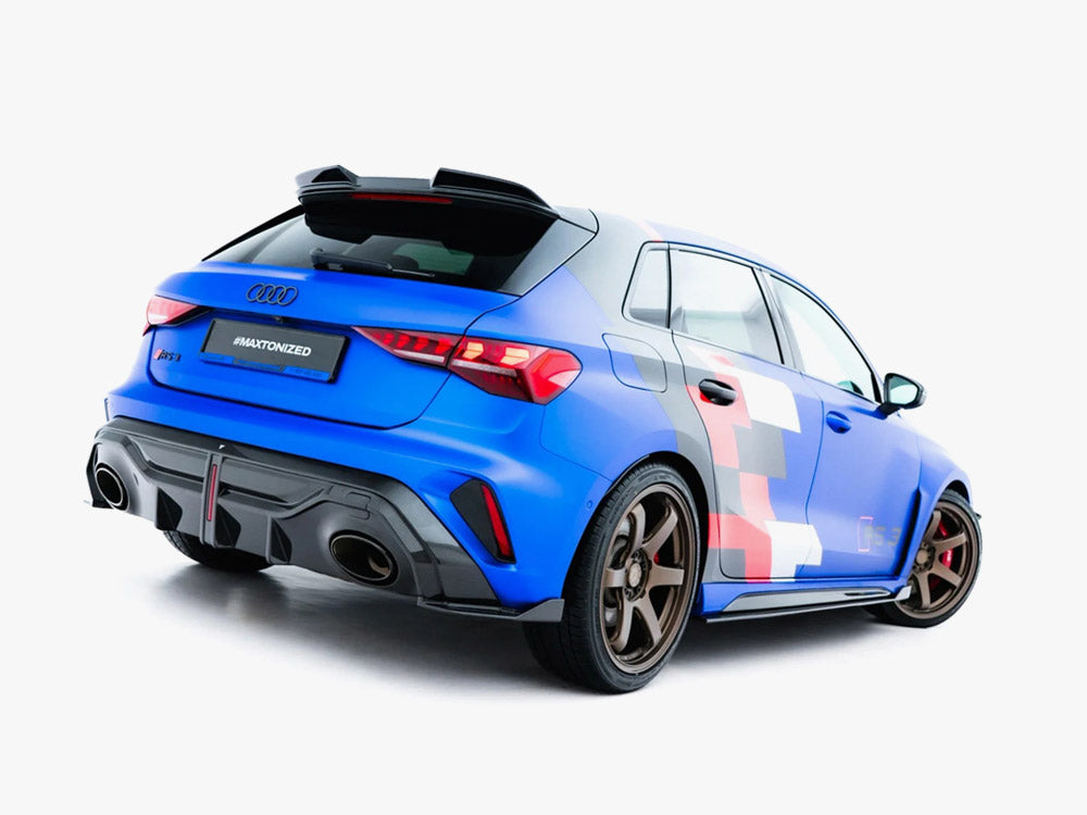 Maxton Design Carbon Fiber Rear Side Splitters Audi RS3 Sportback 8Y Facelift