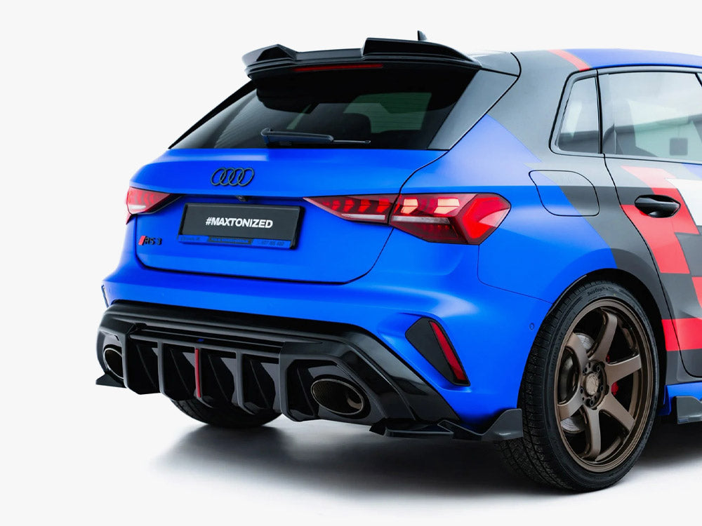 Maxton Design Rear Side Splitters V.2 Audi RS3 Sportback 8Y Facelift