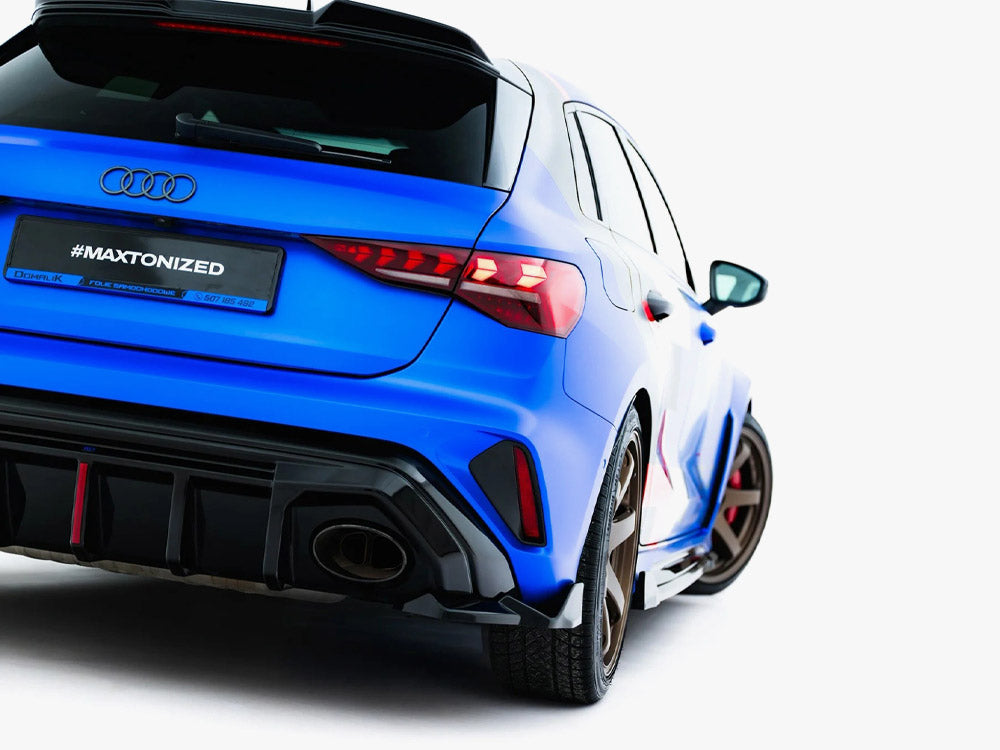 Maxton Design Rear Side Splitters V.2 Audi RS3 Sportback 8Y Facelift