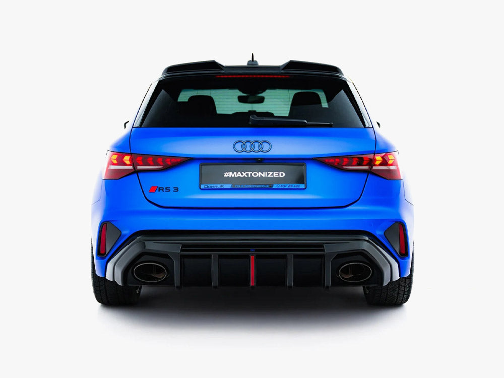 Maxton Design Rear Valance Audi RS3 8Y Sportback 8Y Facelift (Version with original reflector)