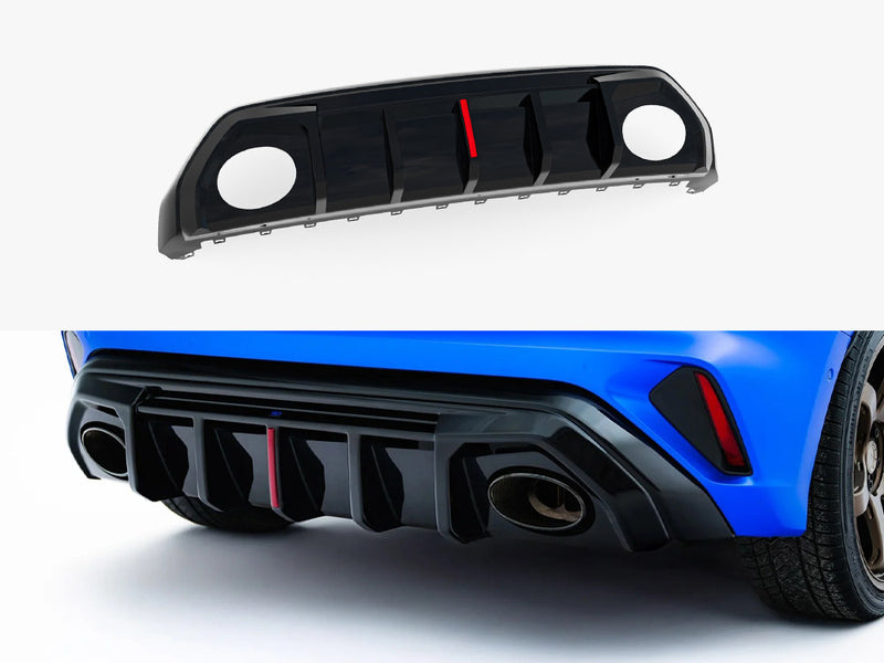 Maxton Design Rear Valance Audi RS3 8Y Sportback 8Y Facelift (Version with original reflector)