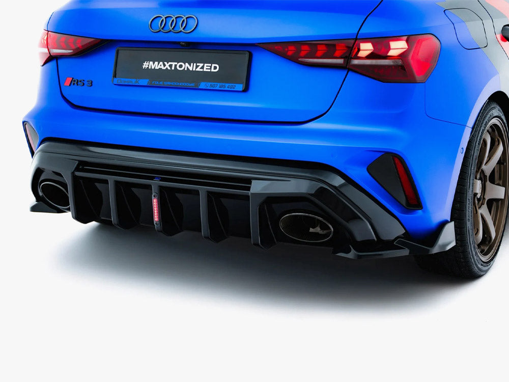 Maxton Design Rear Valance Audi RS3 8Y Sportback 8Y Facelift (Version with LED light)