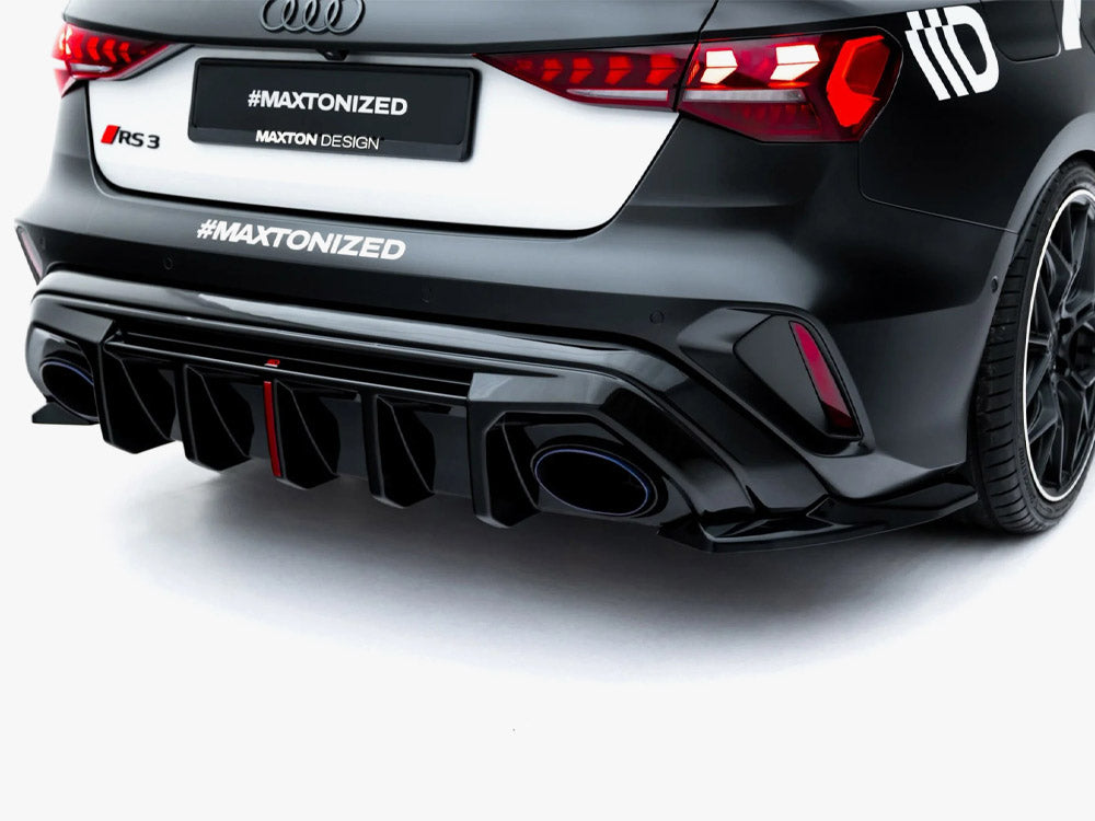 Maxton Design Rear Side Splitters V.1 Audi RS3 Sedan 8Y Facelift