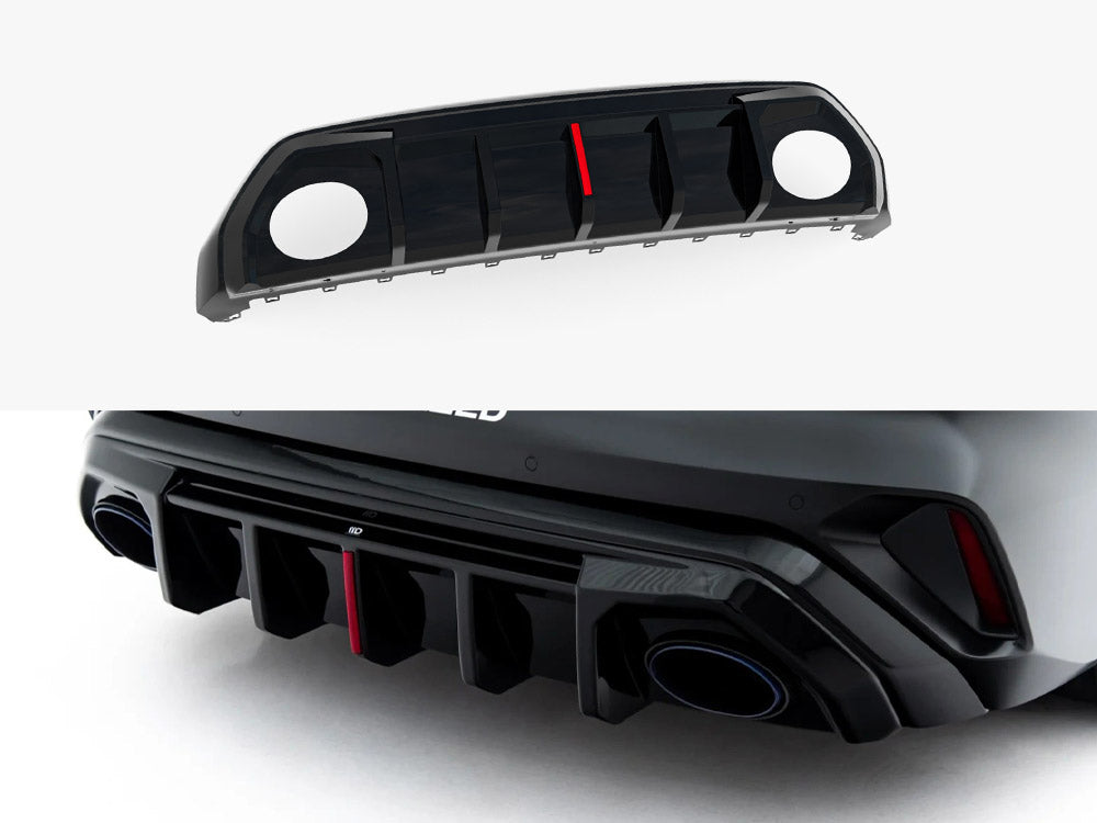 Maxton Design Rear Valance Audi RS3 Sedan 8Y Facelift (Version with original reflector)