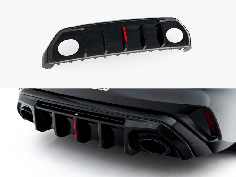 Maxton Design Rear Valance Audi RS3 Sedan 8Y Facelift (Version with original reflector)