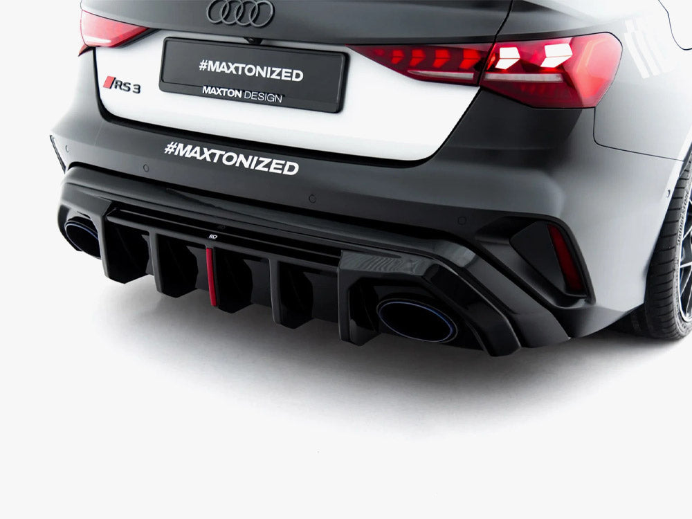 Maxton Design Rear Valance Audi RS3 Sedan 8Y Facelift (Version with original reflector)