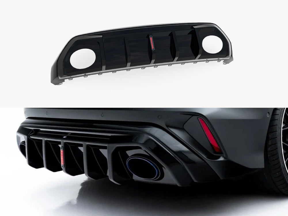 Maxton Design Rear Valance Audi RS3 Sedan 8Y Facelift (Version with LED light)