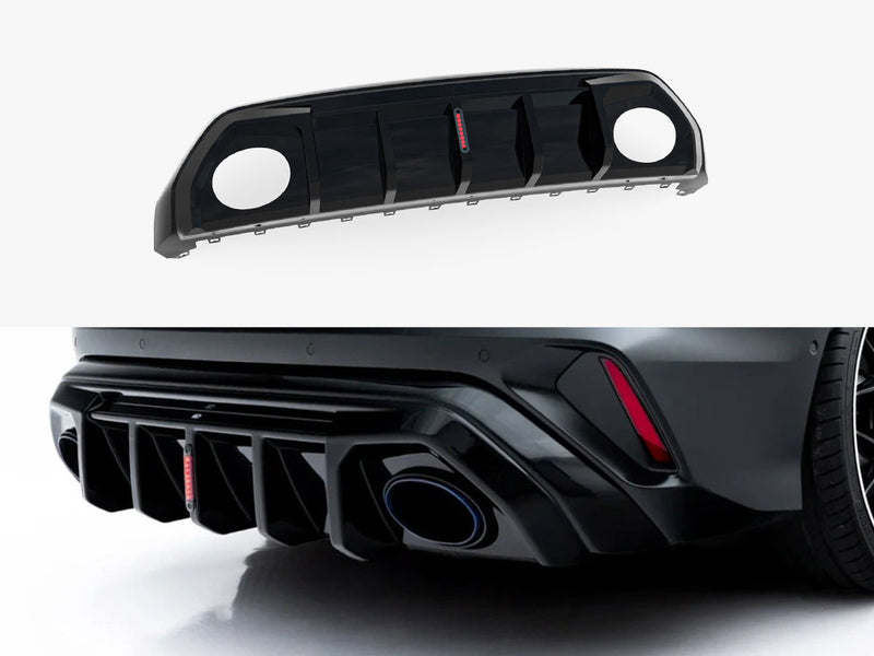 Maxton Design Rear Valance Audi RS3 Sedan 8Y Facelift (Version with LED light)