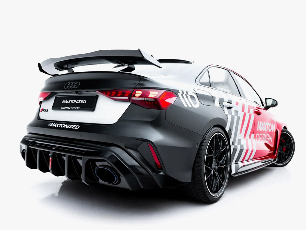 Maxton Design Rear Valance Audi RS3 Sedan 8Y Facelift (Version with LED light)