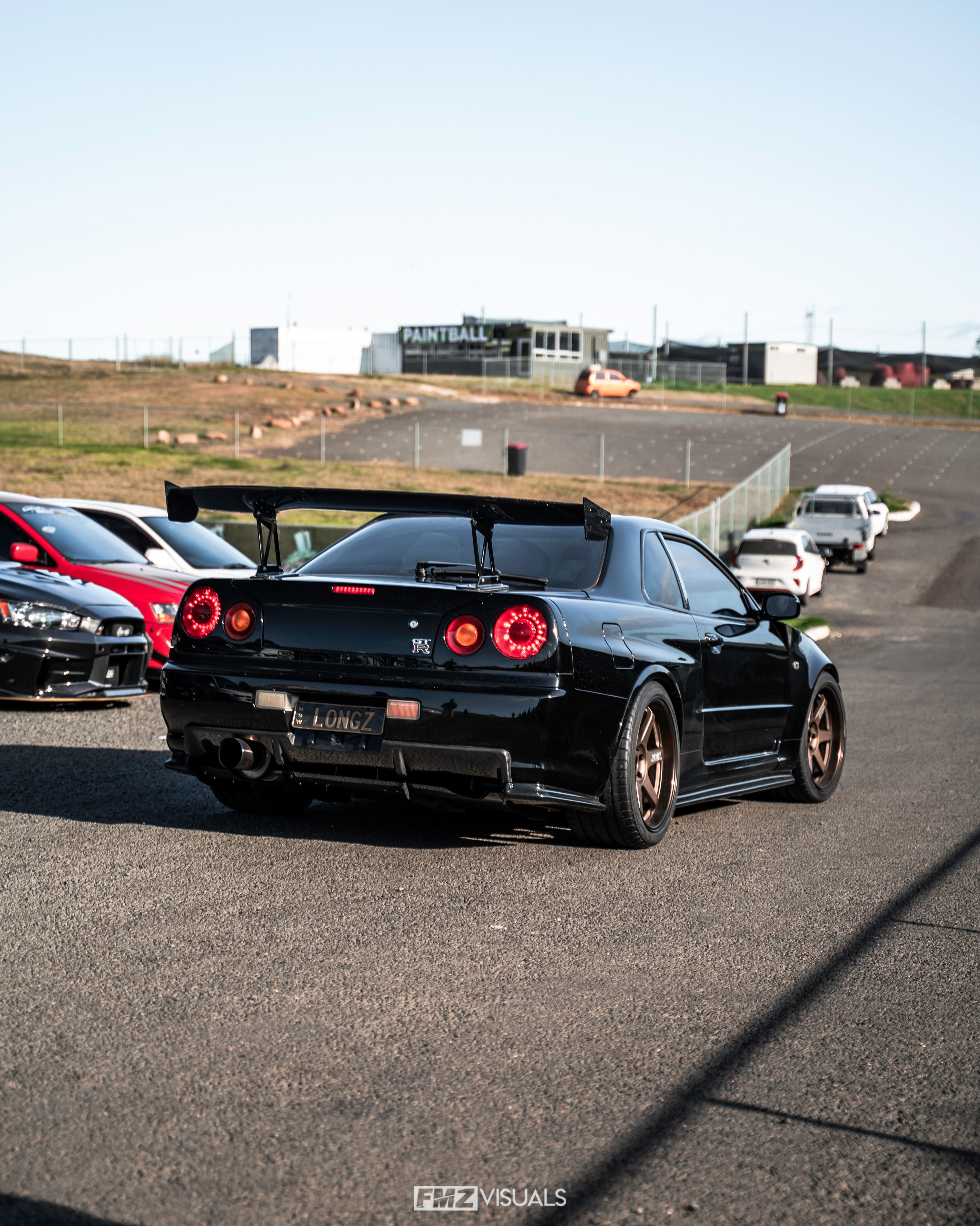 R34 Gtr Voltex Style 190Mm Aluminium 1900Mm Carbon Fibre Spoiler