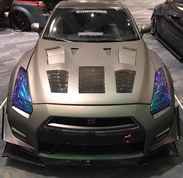 2008-2015 Nissan R35 Gtr Cba Dba Gt Race Style Hood Accessories