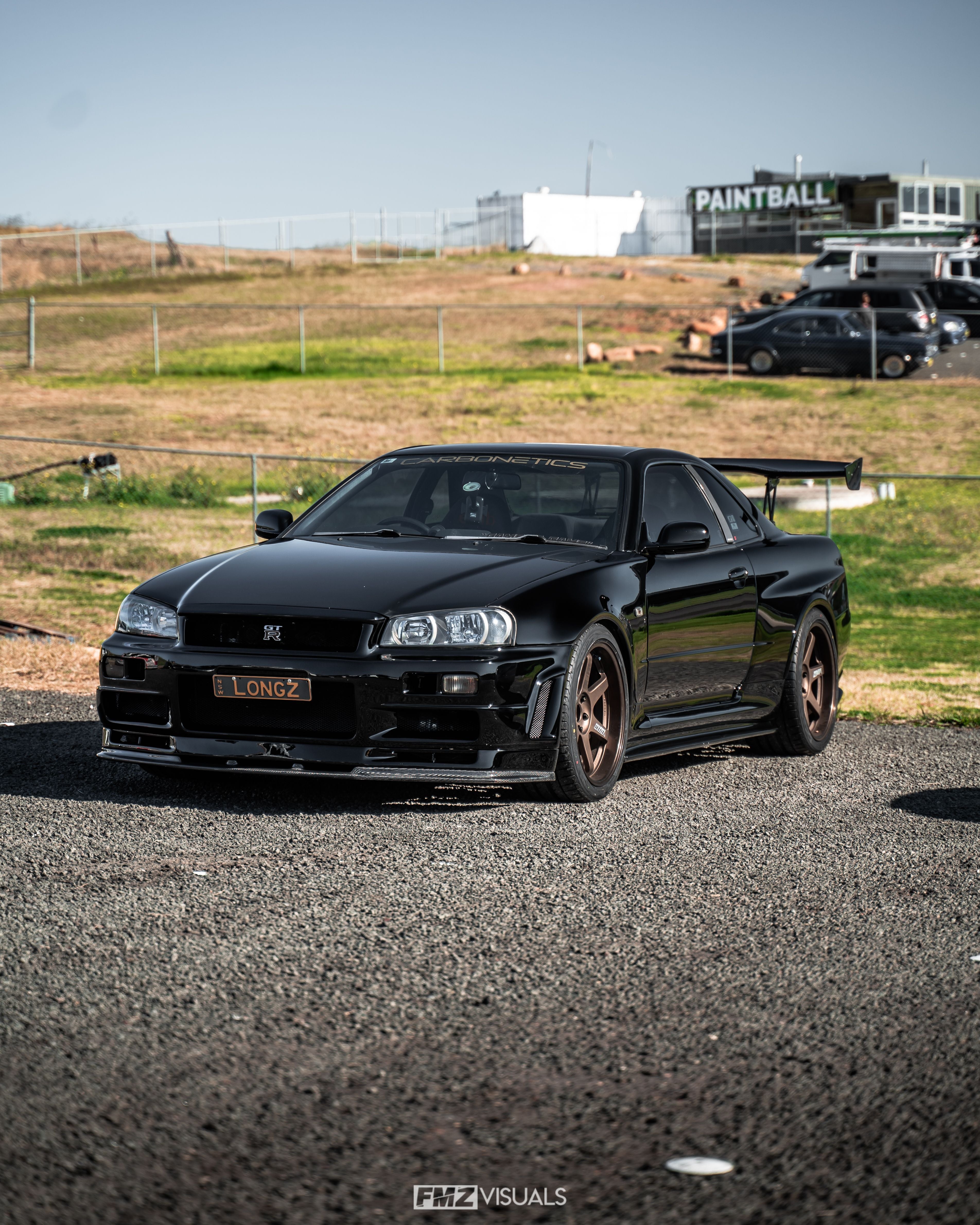 R34 Gtr Voltex Style 190Mm Aluminium 1900Mm Carbon Fibre Spoiler