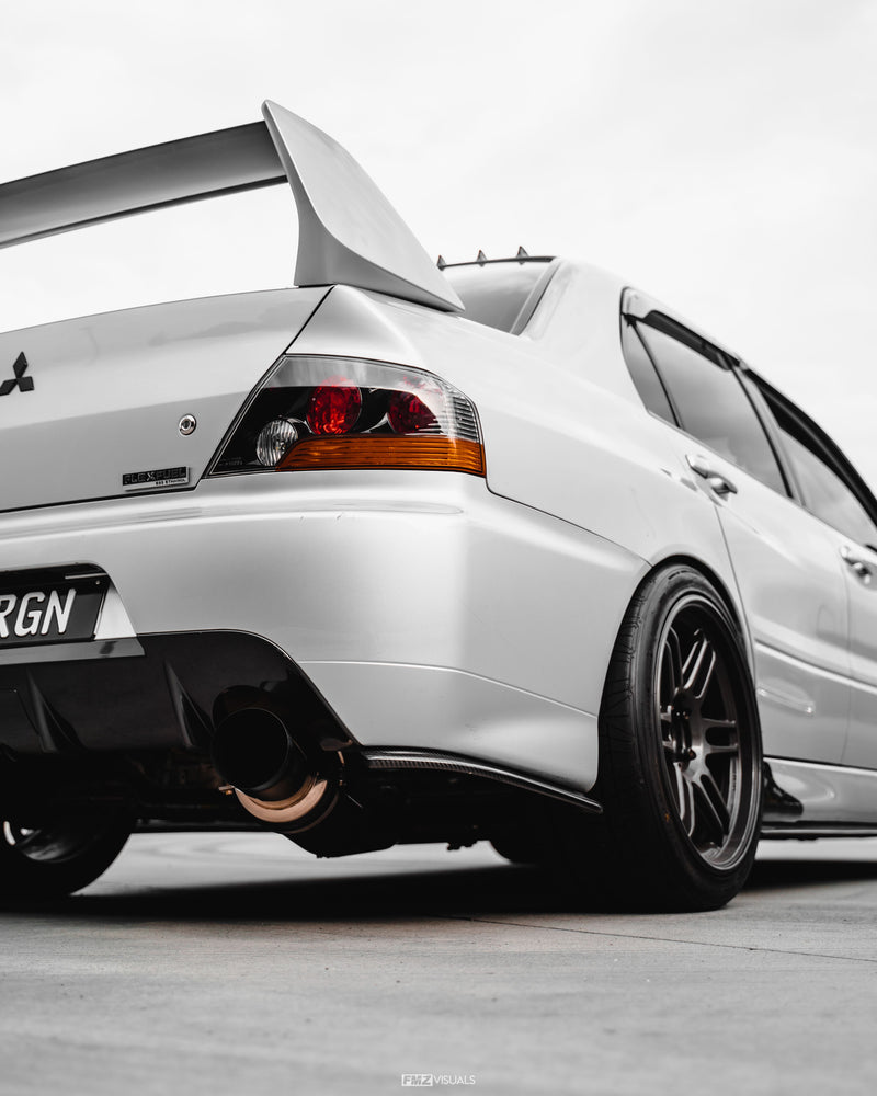 2006-2007 Mitsubishi Evolution 9 Jdm Rear Bumper Damd Style Extensions Accessories